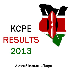 KCPE Results 2013